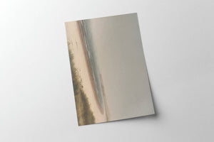 Vintage Abstract Coastal Painting | Soft Neutral Tones