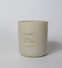 Load image into Gallery viewer, Cotton Palo Santo Linen Scented Soy Candle -8oz