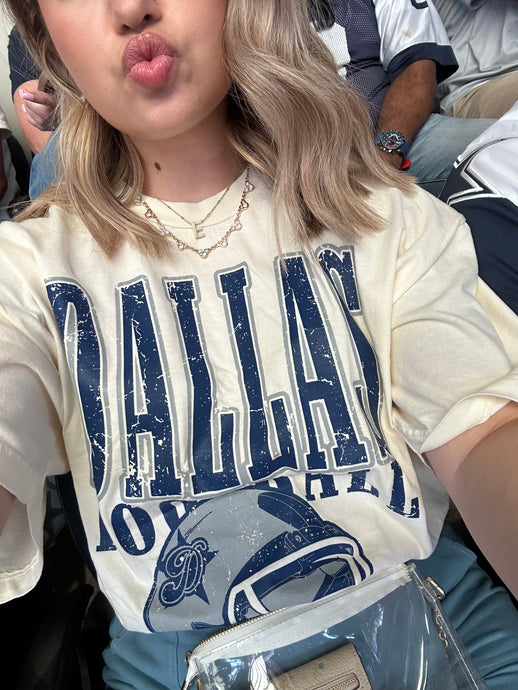 90's Vintage Dallas Football Oversized TShirt