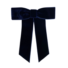 Load image into Gallery viewer, Women&#39;s Velvet Bow Hair Clip