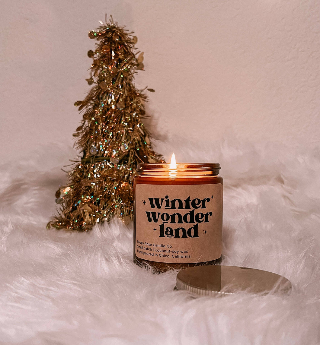 Winter Wonderland- 8 oz Holiday Christmas Candle