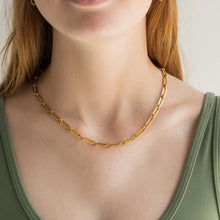 Load image into Gallery viewer, Paper Clip Chain Necklace