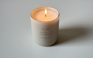 Cotton Palo Santo Linen Scented Soy Candle -8oz