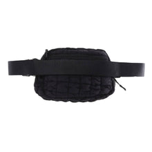 Load image into Gallery viewer, Quilted Puffer C.C Belt Bag: Black