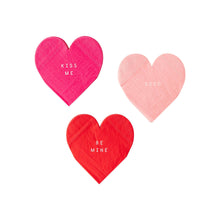 Load image into Gallery viewer, Shaped Heart Paper Napkin Set