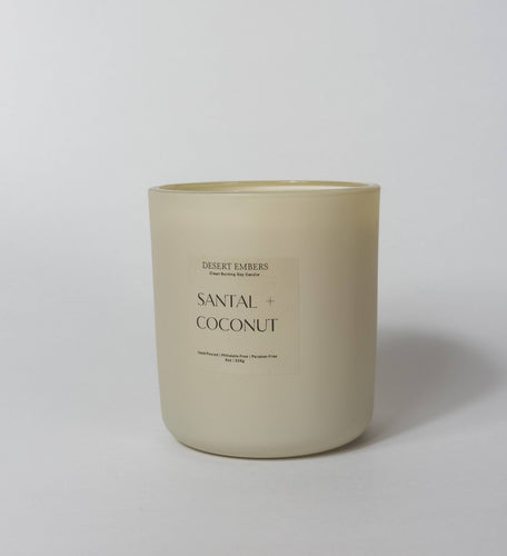 Santal Coconut Beach Scented Soy Candle - 8oz