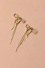 Load image into Gallery viewer, Disco Bow Stud - 18k Gold Plated