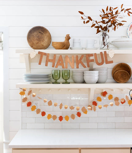 Harvest/ Thanksgiving Wood Thankful Word Banner