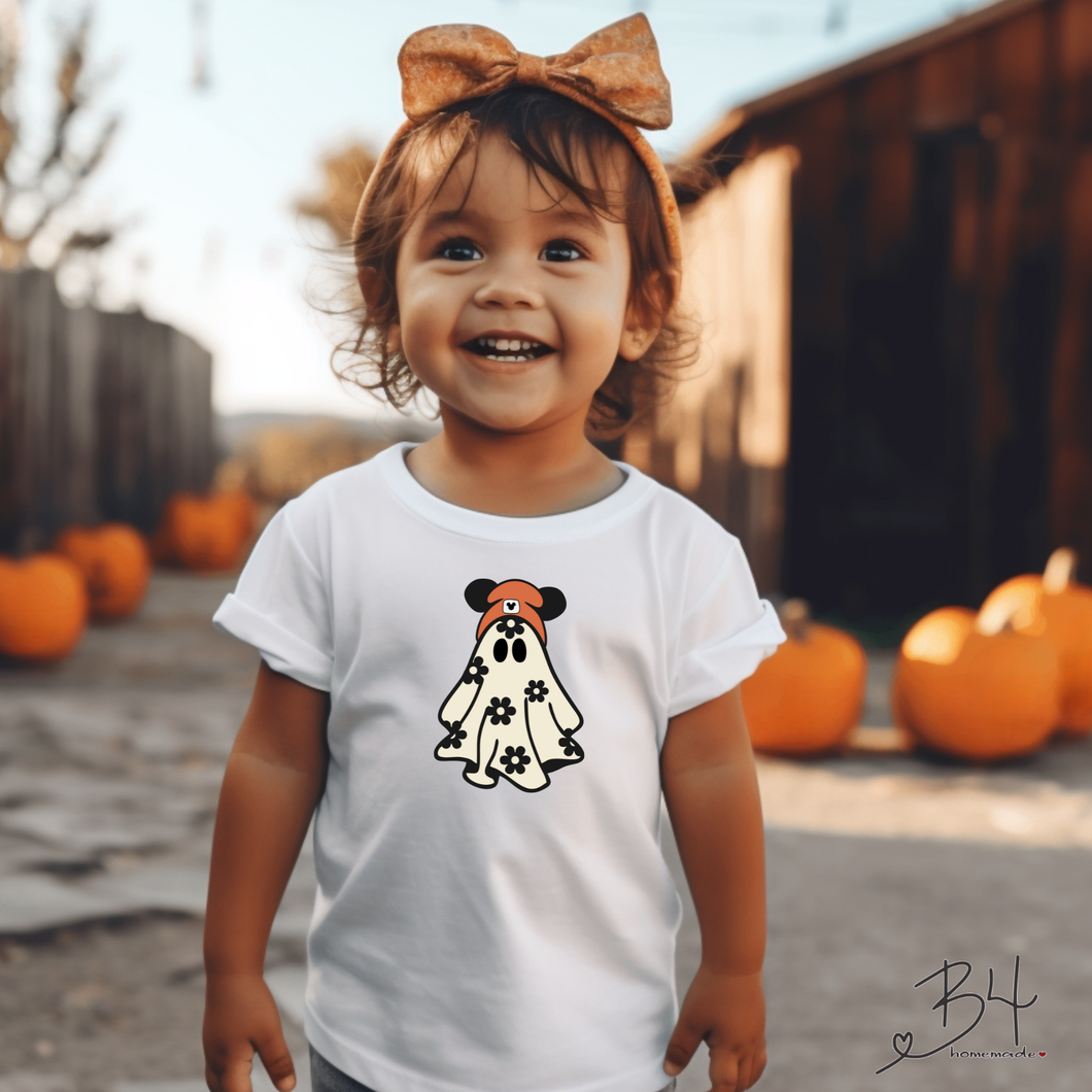 Mickey Mouse Ghost Toddler SS Tee / natural