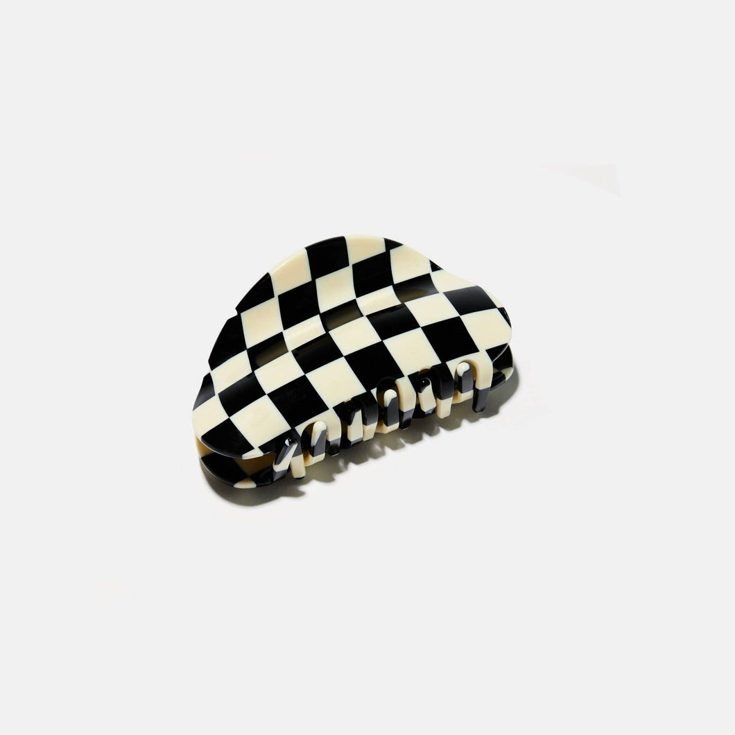 Checker Claw in Black/White