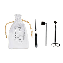 Load image into Gallery viewer, Black Candle Care Kit - Candle Tools - Candle Accessories