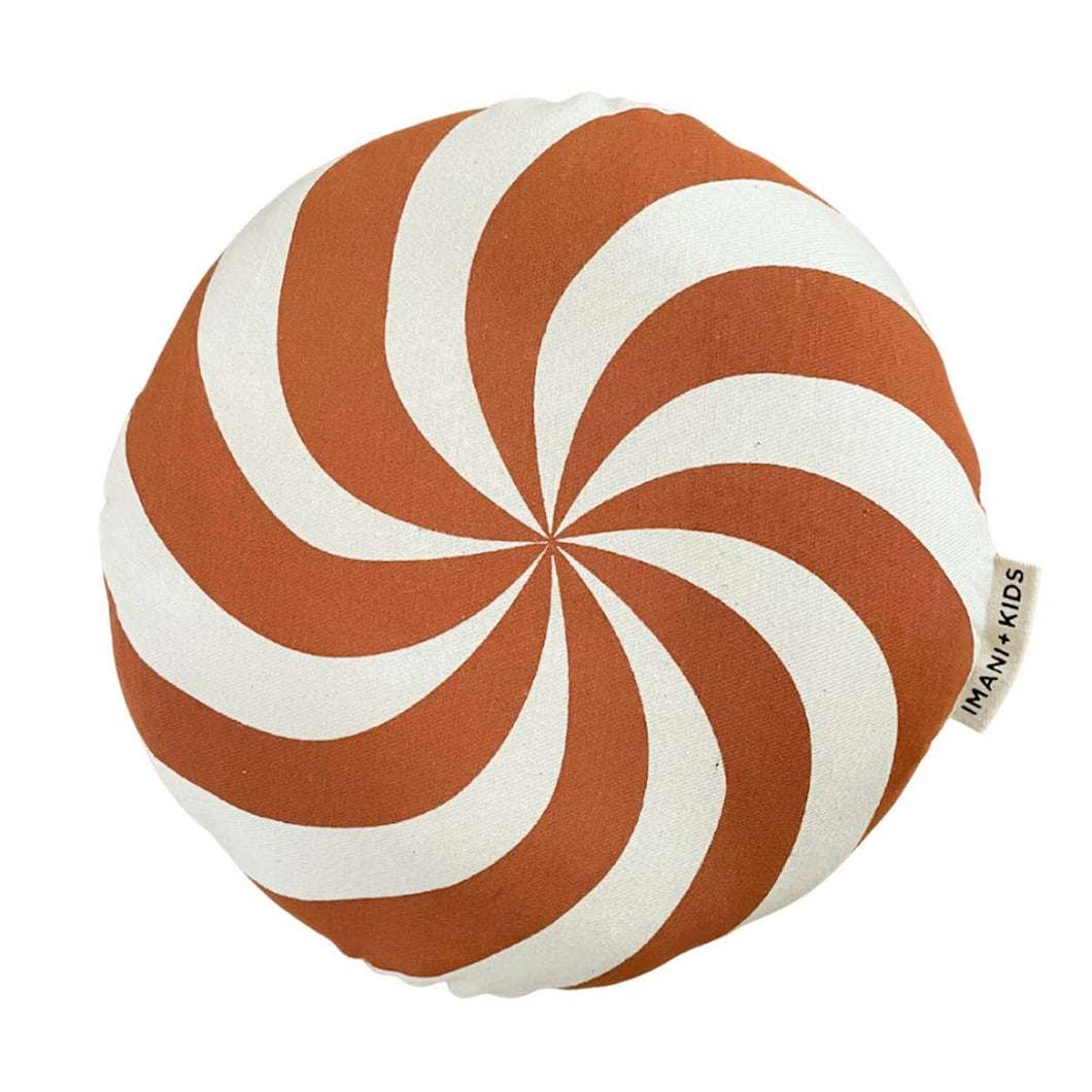 peppermint swirl pillow