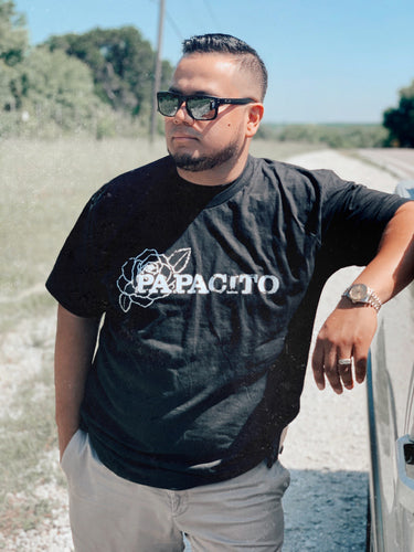 Papacito black tee