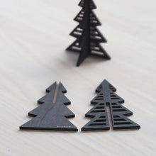 Load image into Gallery viewer, Christmas tree 2 pcs - Medium with stripes (10 cm)